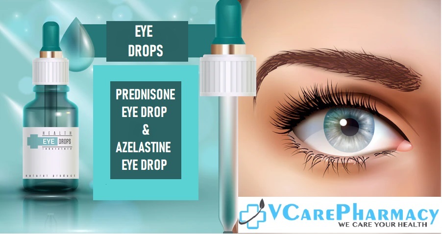Can you use azelastine and prednisolone eye drops at the same time?
