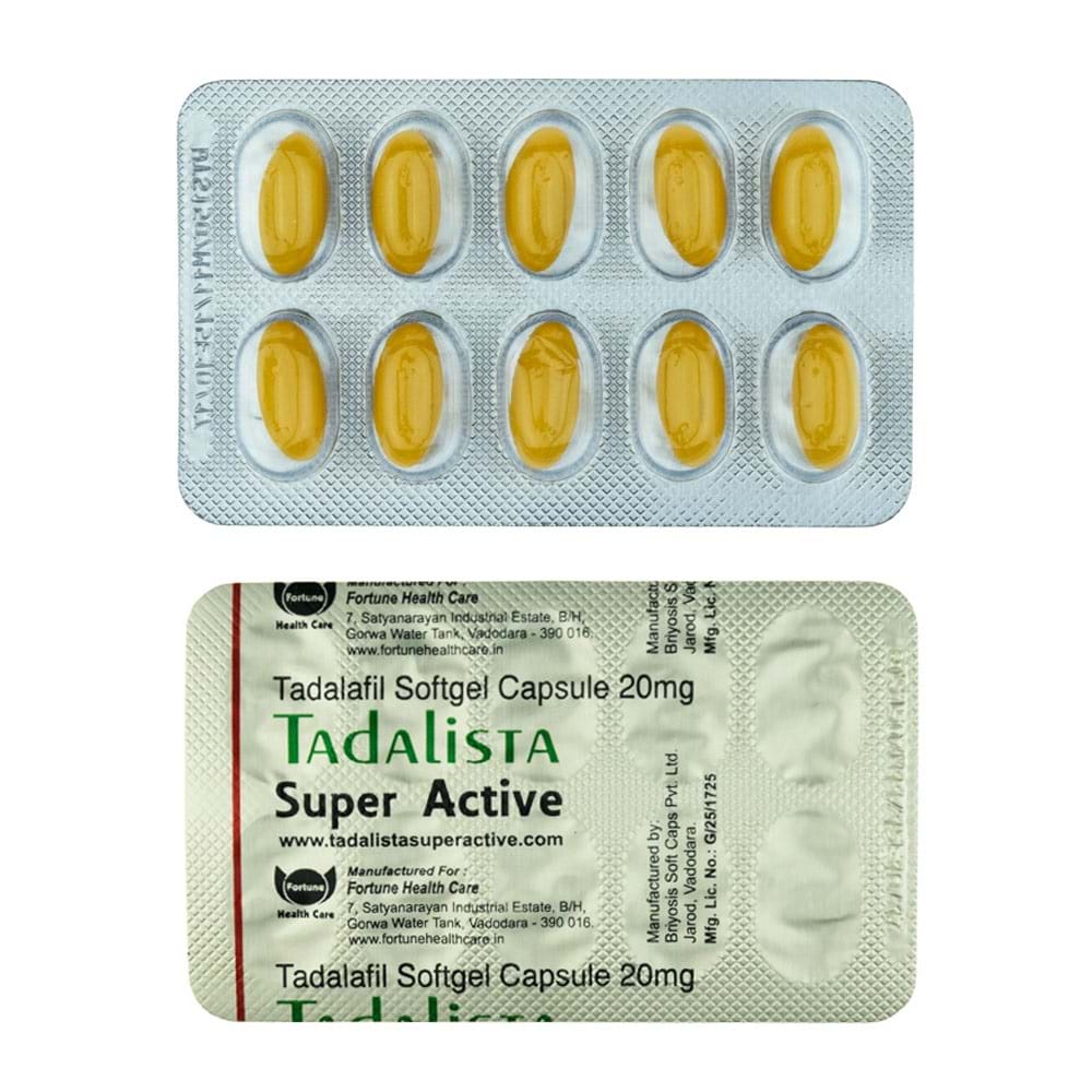 Tadalista super active 20 mg 